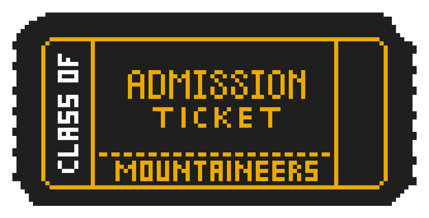 Admissions Ticket