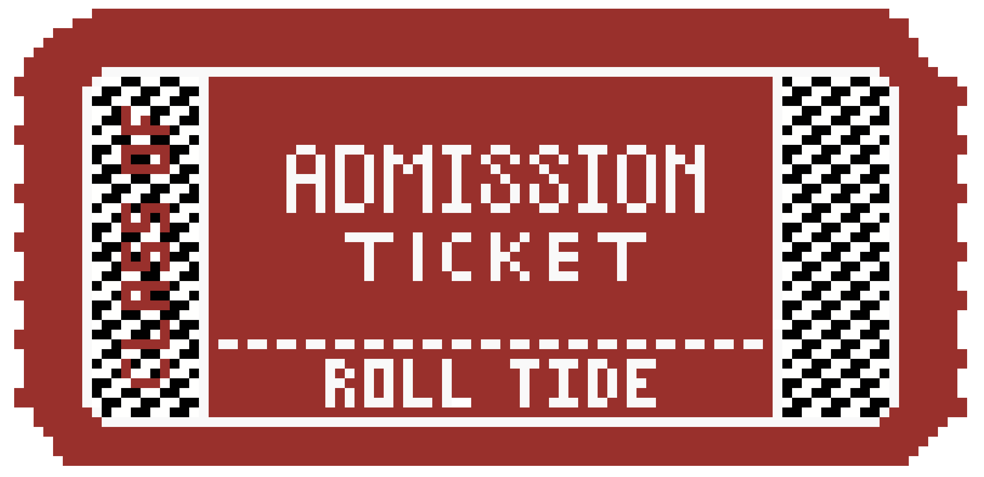 Admissions Ticket