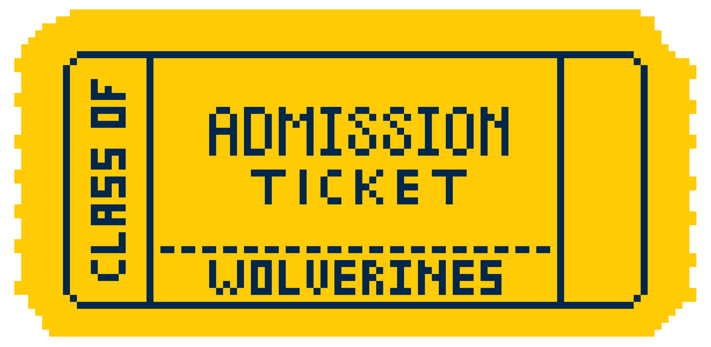 Admissions Ticket