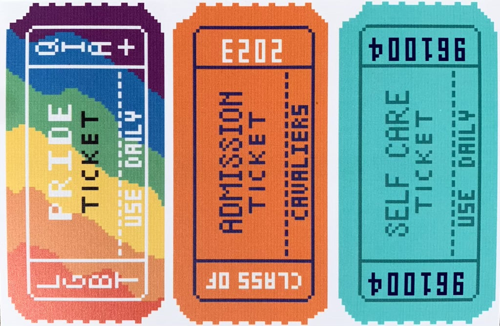 Self Care Ticket -Teal